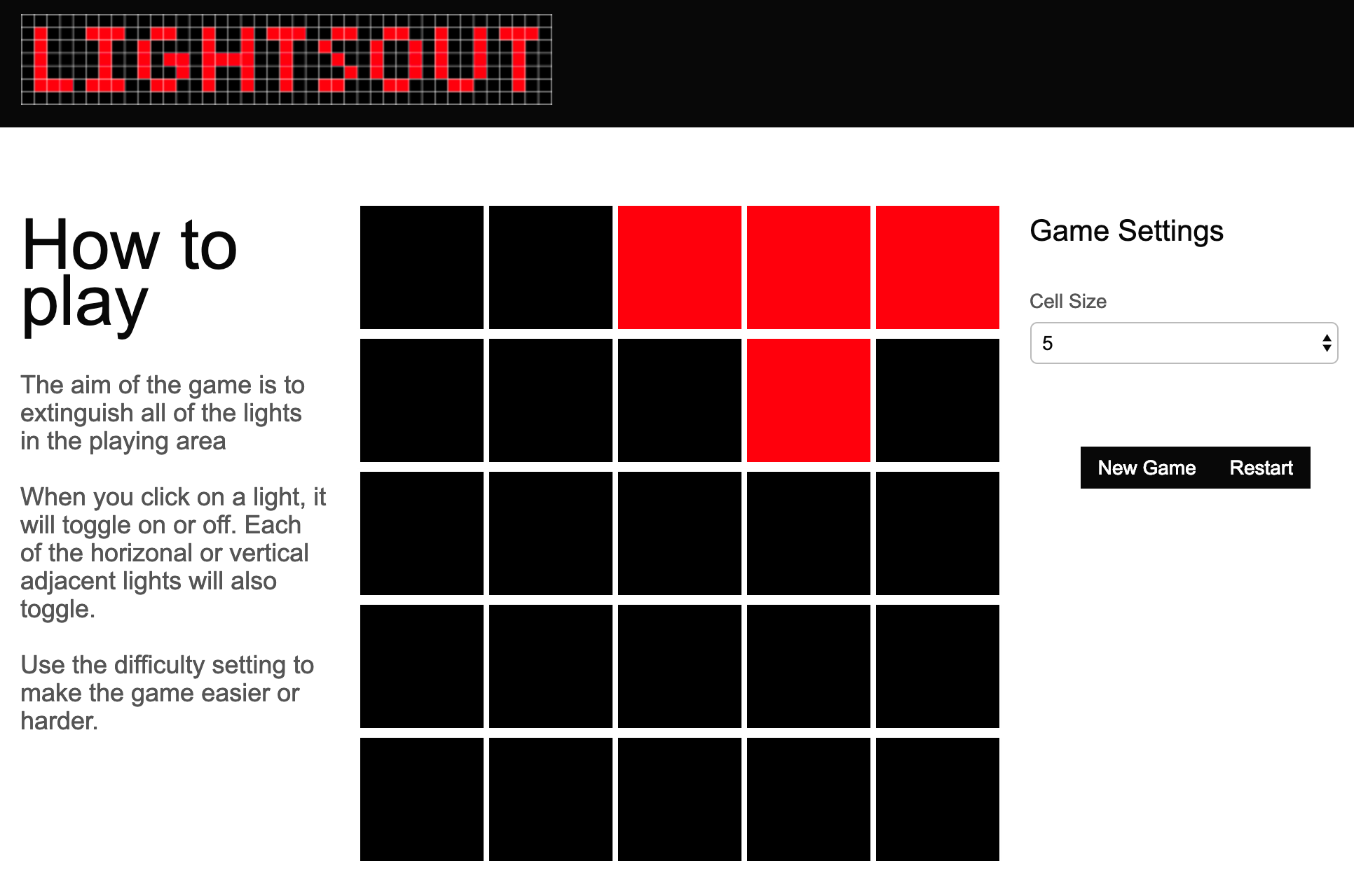 LightsOut Gam