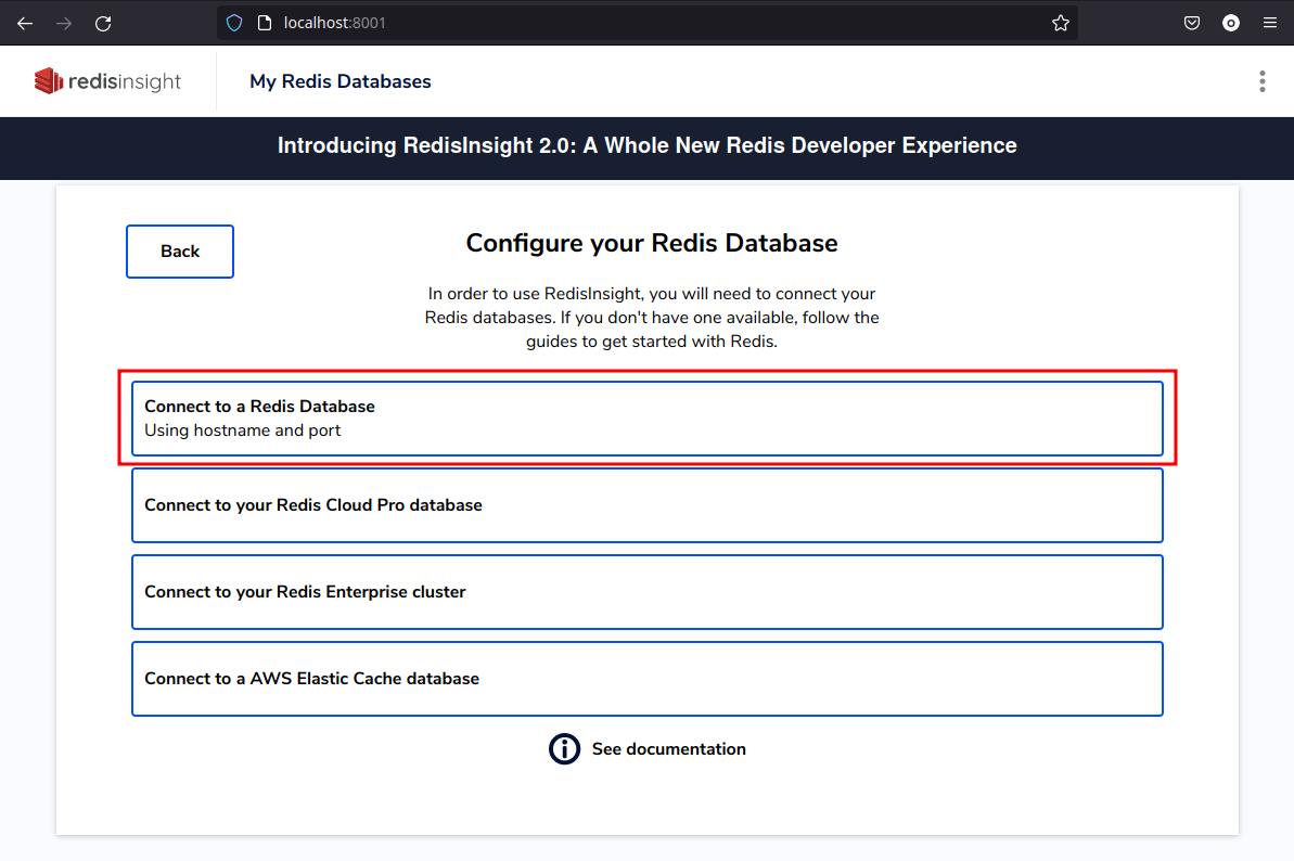 Redis Configure DB