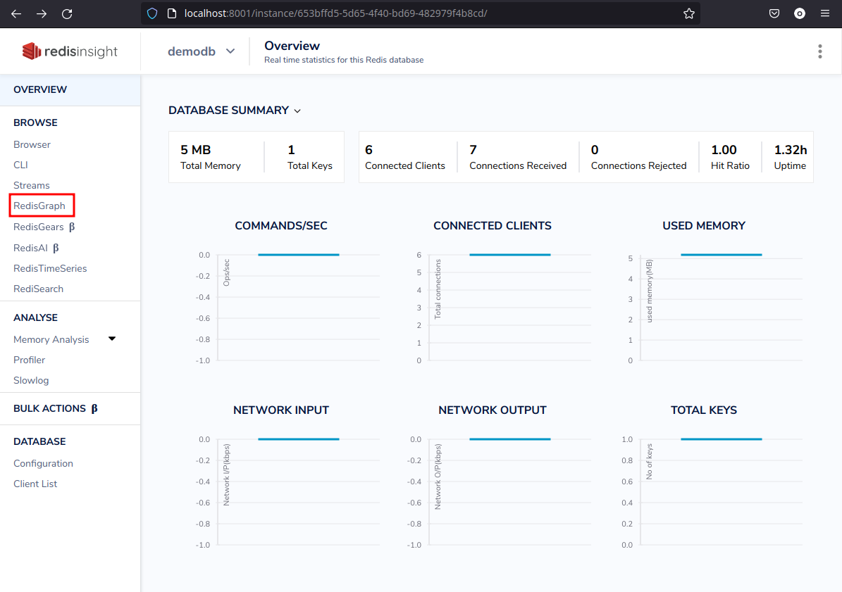 Redis Database Details